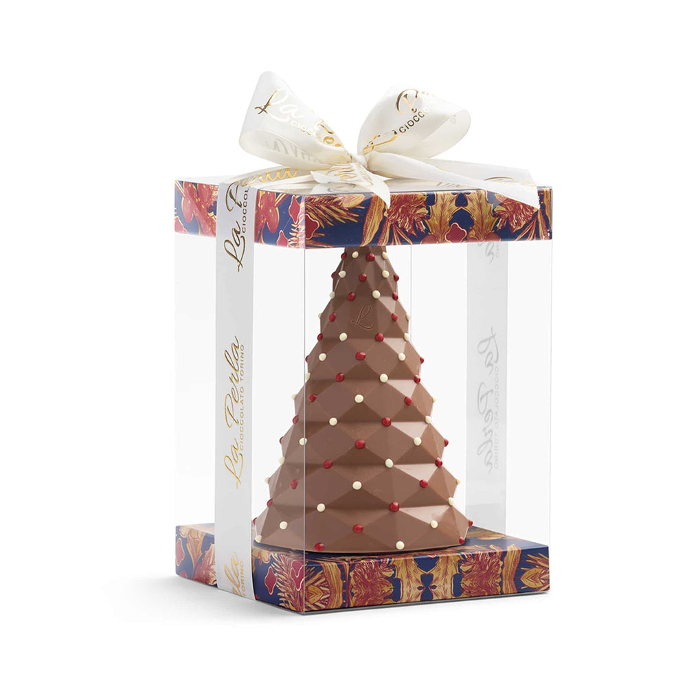 La Perla di Torino Spiced Milk Chocolate Christmas Tree, 250g