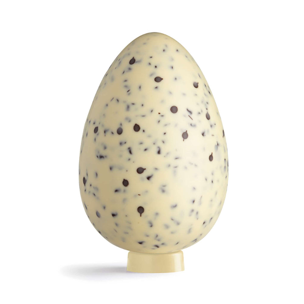 La Perla di Torino White Chocolate, Biscuit & Chocolate Chip Easter Egg, 200g