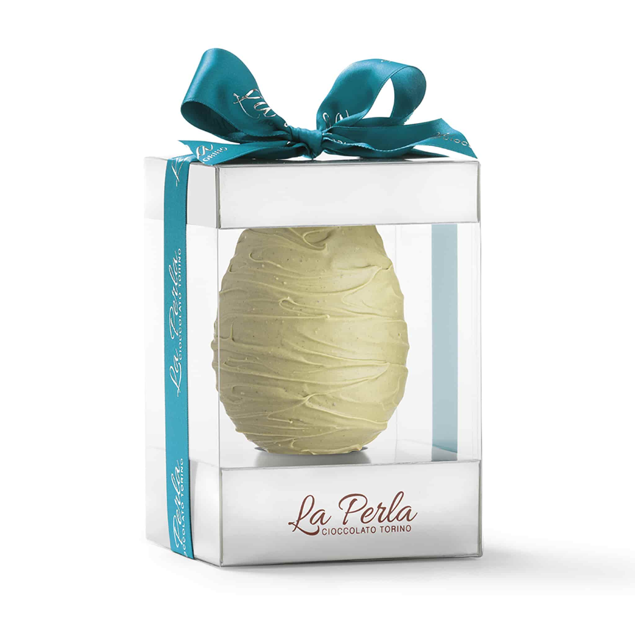 La Perla di Torino White Chocolate & Salted Pistachio Easter Egg, 220g