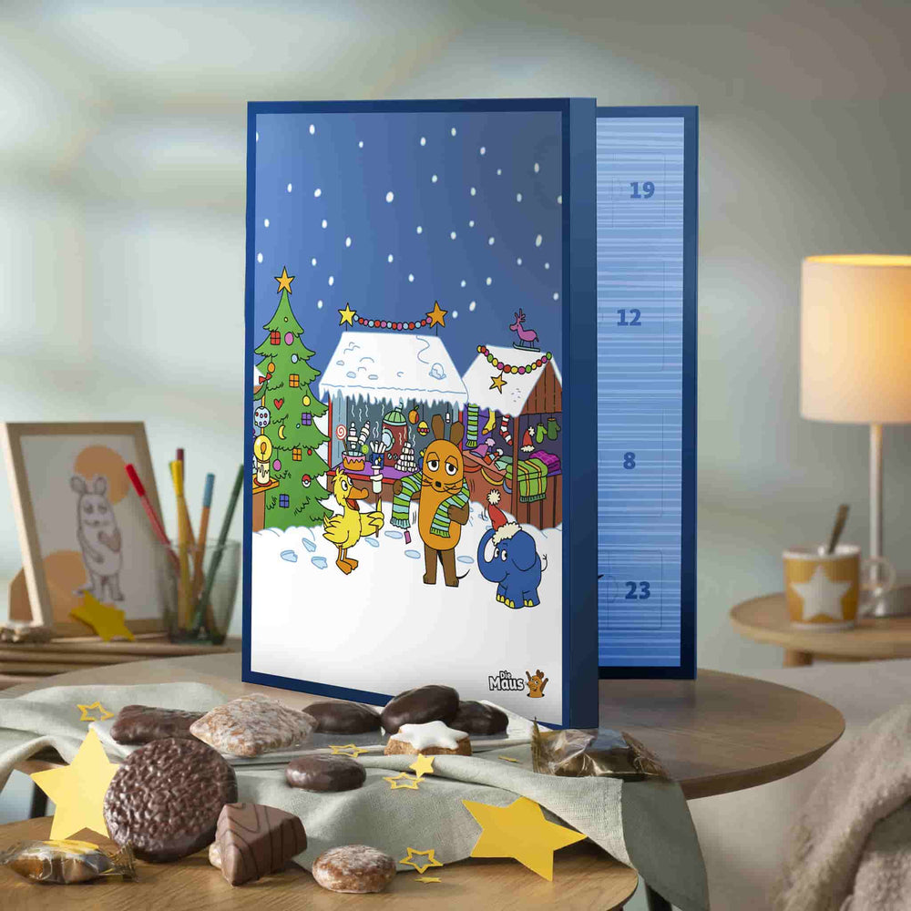 Lebkuchen-Schmidt PGI Lebkuchen & Biscuit Advent Calendar, 430g