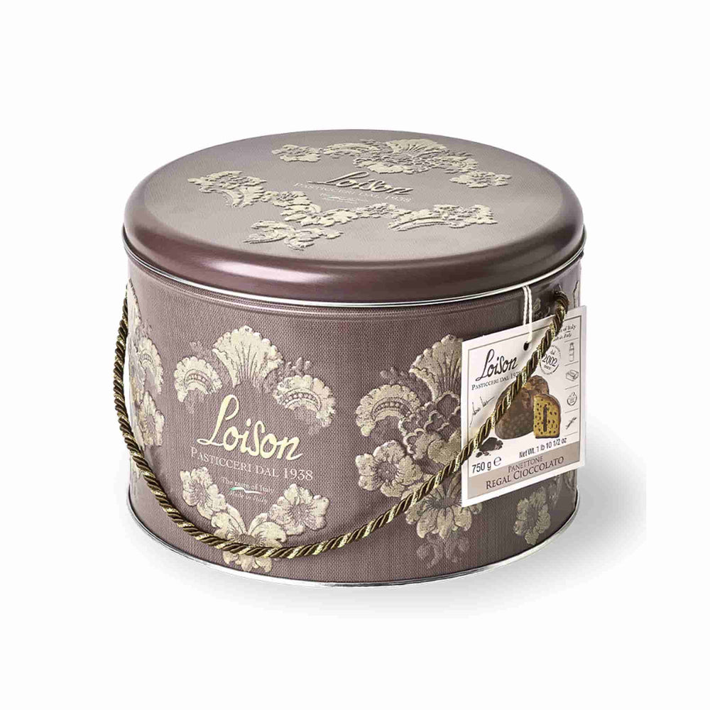 Loison Regal Chocolate Panettone in Tin, 750g