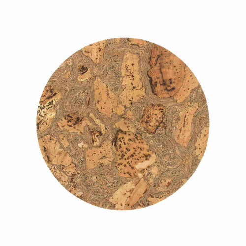 Set of 4 Marbled Cork Round Placemats, 30cm