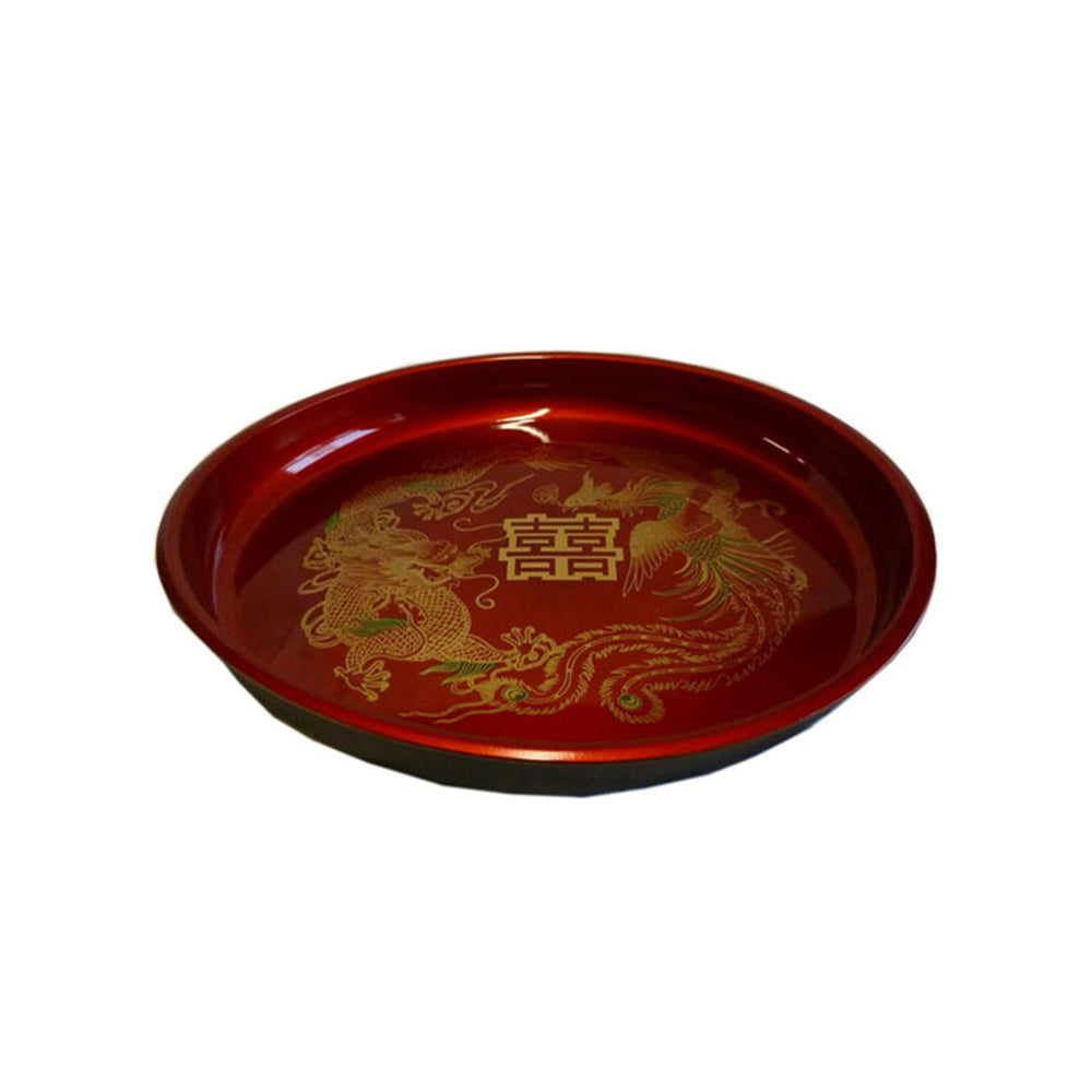 Red Tea Tray