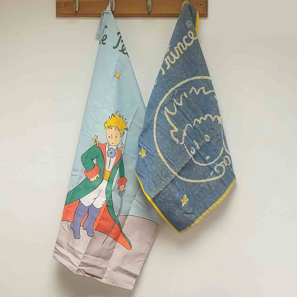 Le Petit Prince Washcloth & Tea Towel with Gift Box