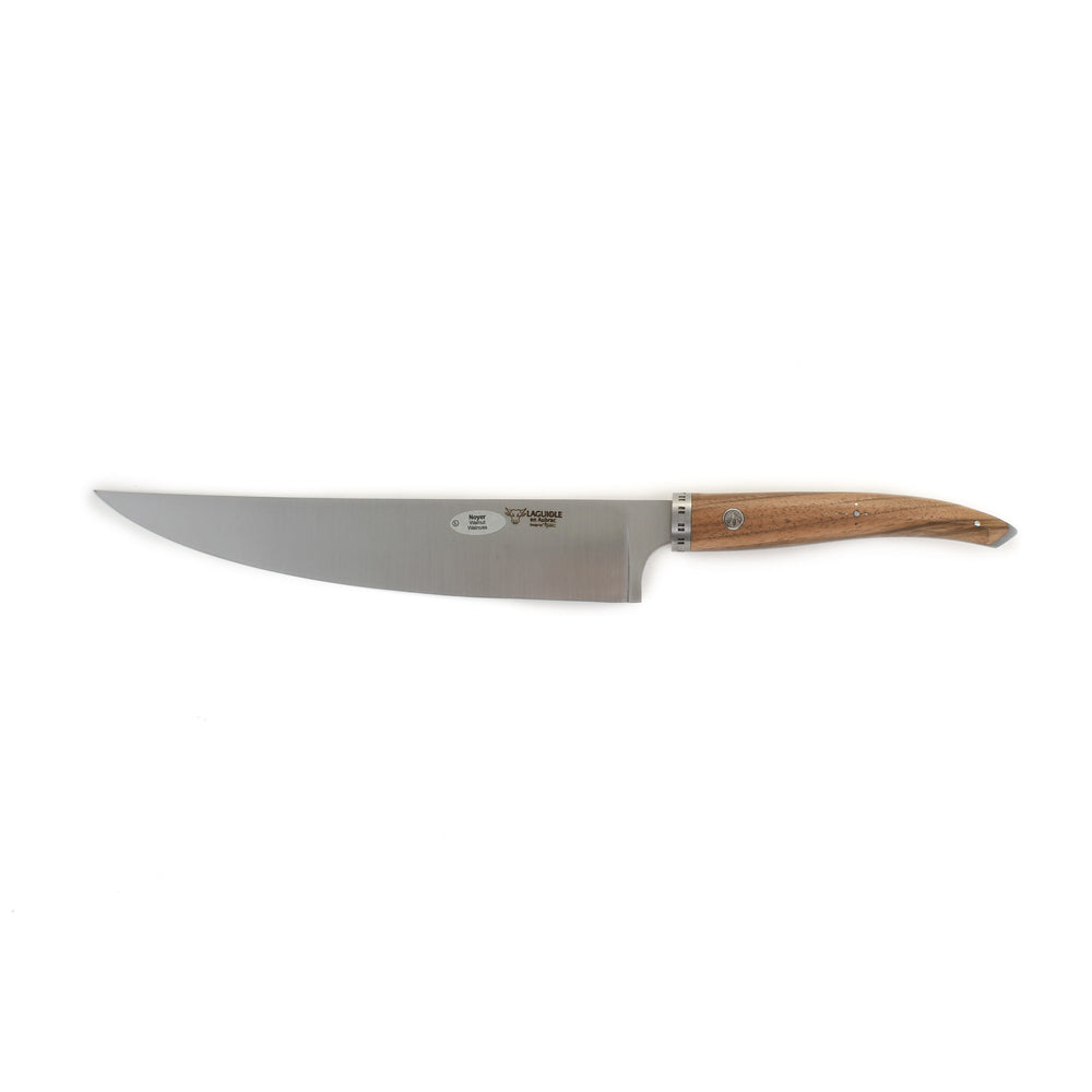 Laguiole en Aubrac Gourmet Walnut Handle Slicing Knife, 25cm