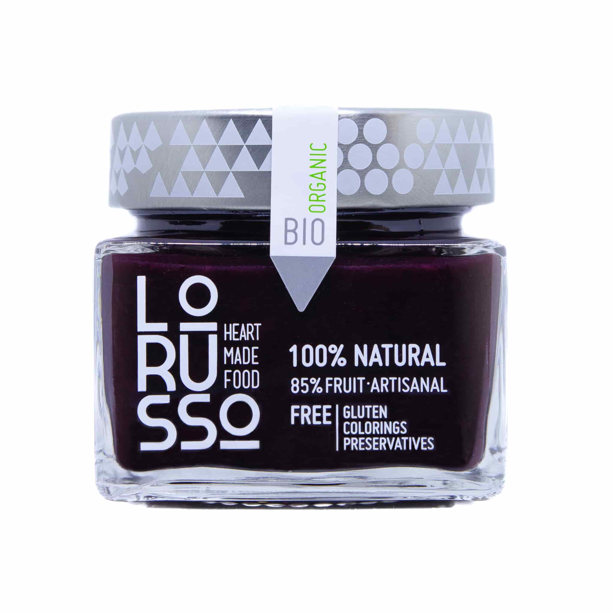 LoRUSSo Organic Artisanal Blueberry Jam, 305g