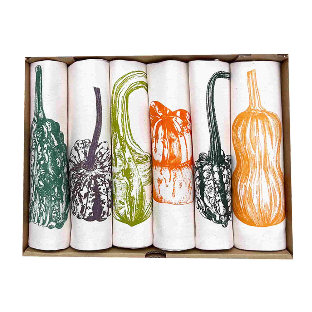 Set of 6 Squash Napkins