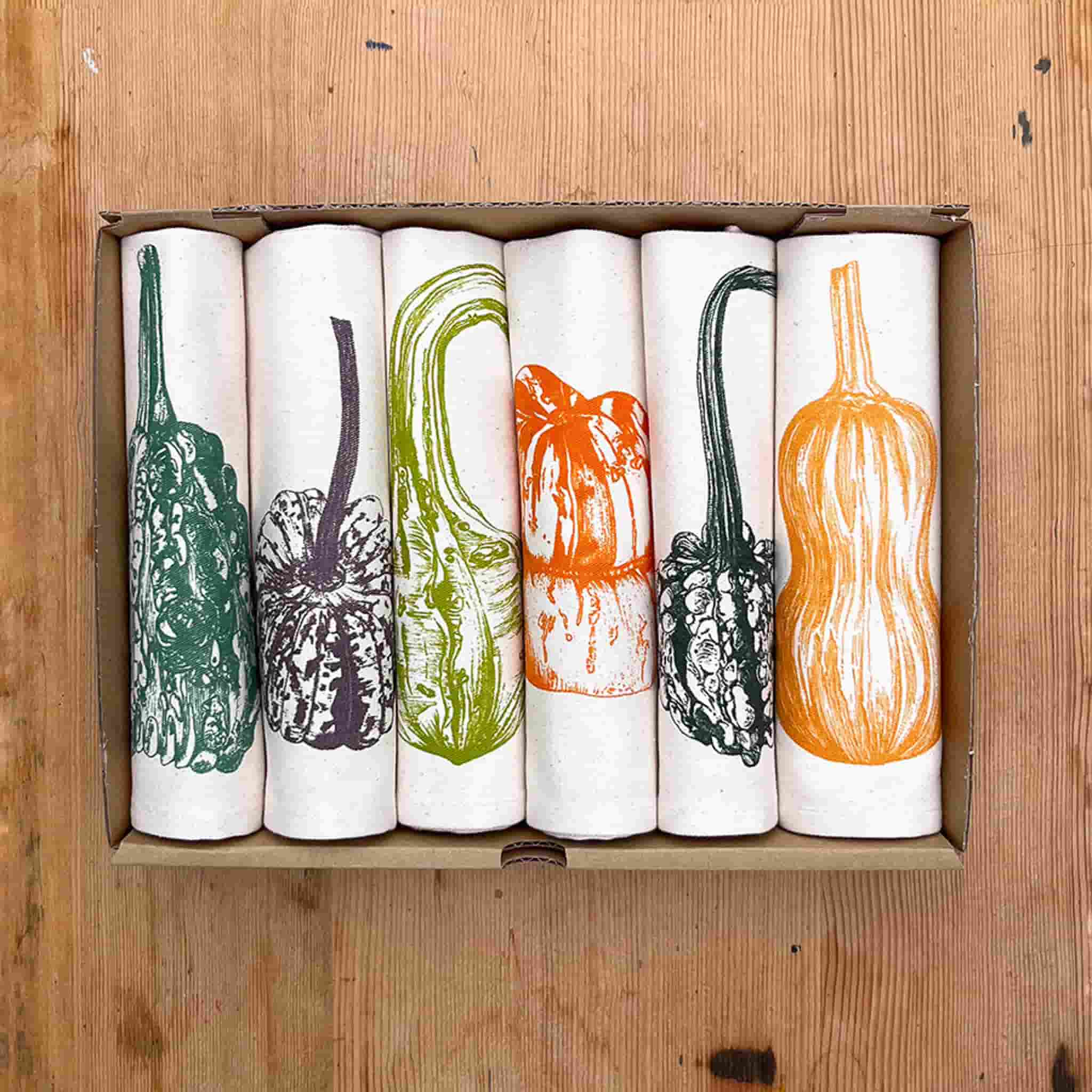 Set of 6 Squash Napkins