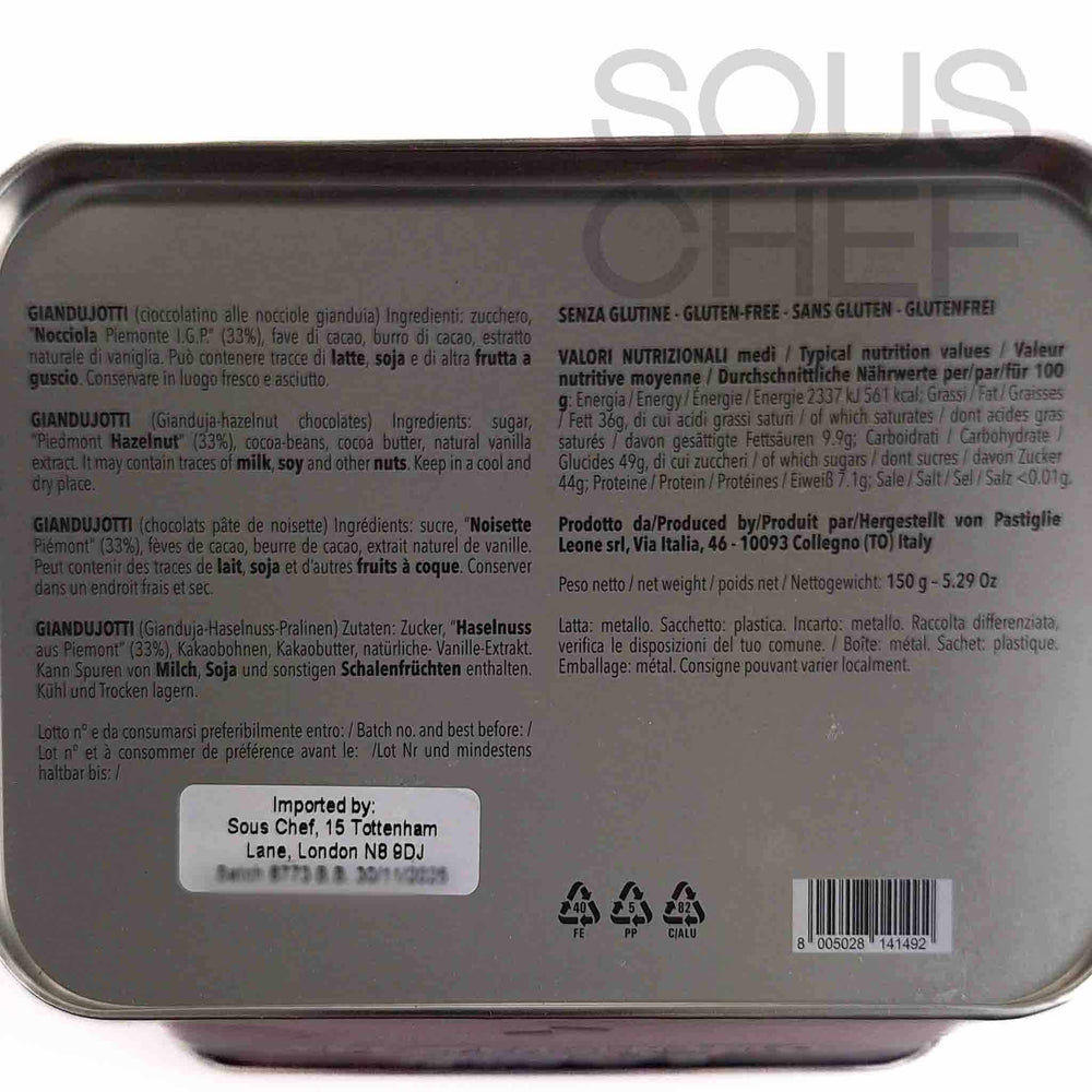 Leone Gianduiotti Gift Tin, 150g