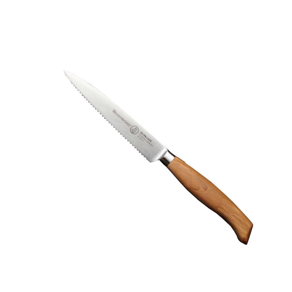 Messermeister Oliva Luxe Serrated Tomato Knife, 13cm