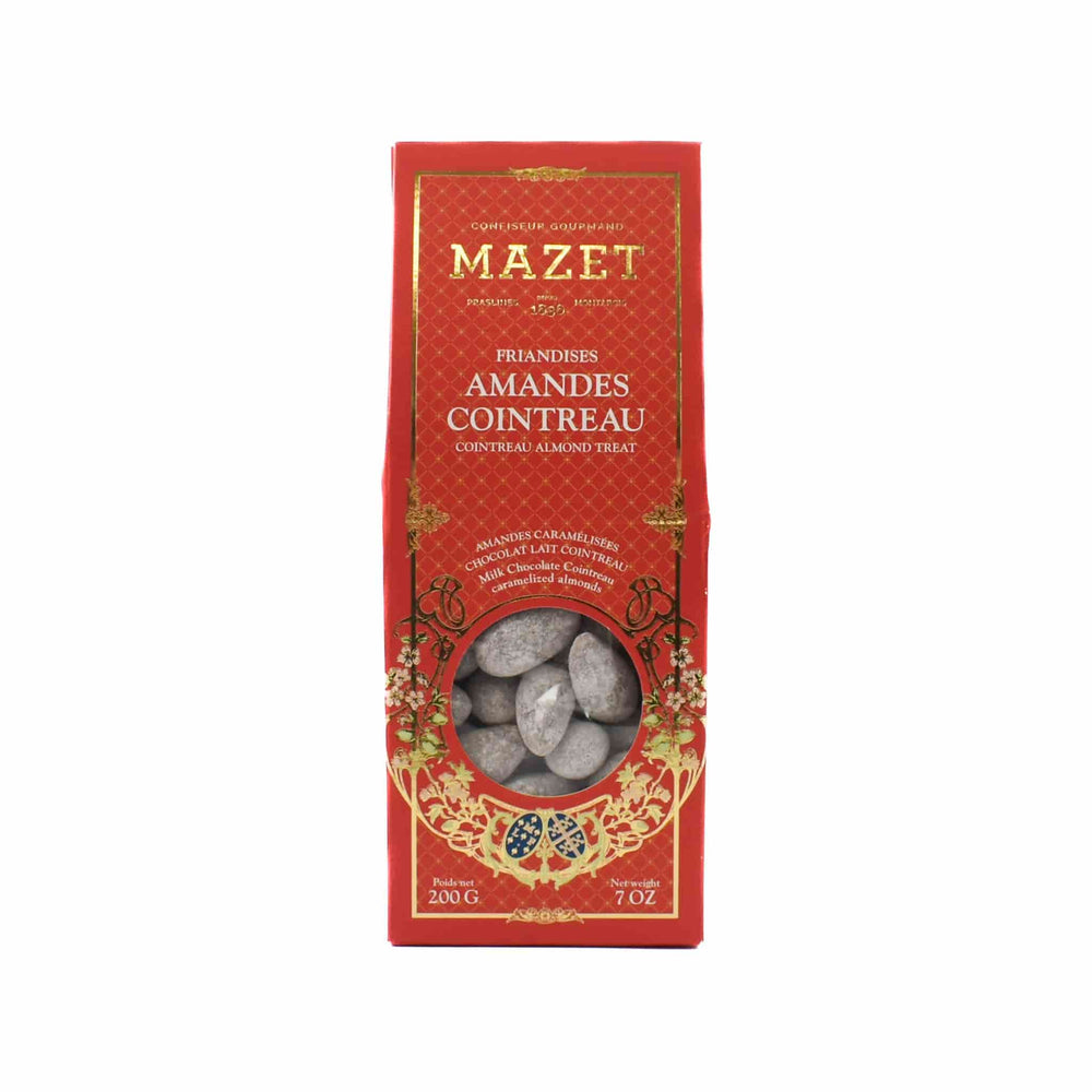 Mazet Milk Chocolate Cointreau Coated Almonds, 200g