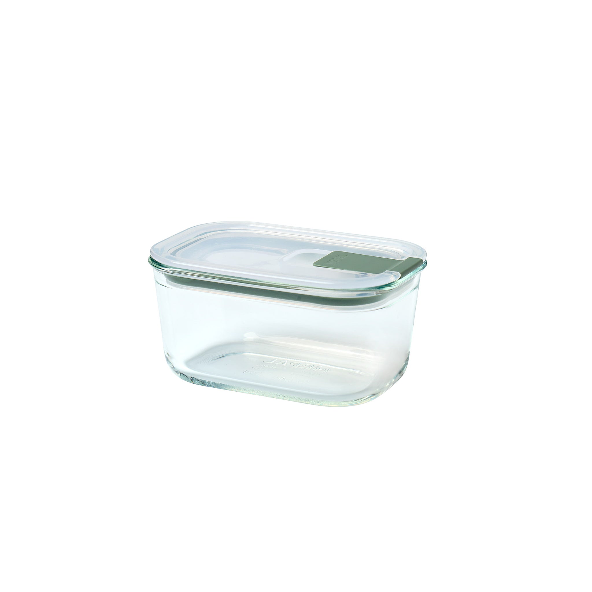 Mepal Easyclip Glass Food Storage Container, Nordic Sage