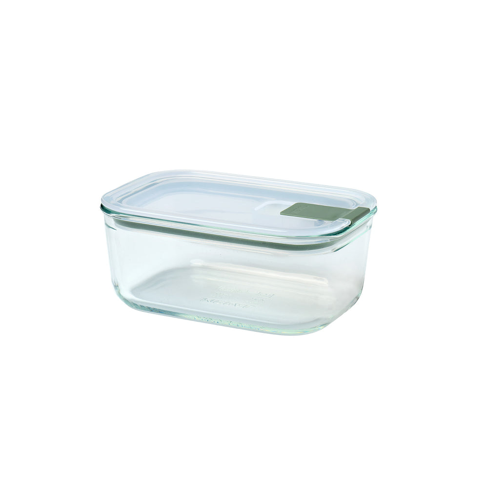 Mepal Easyclip Glass Food Storage Container, Nordic Sage