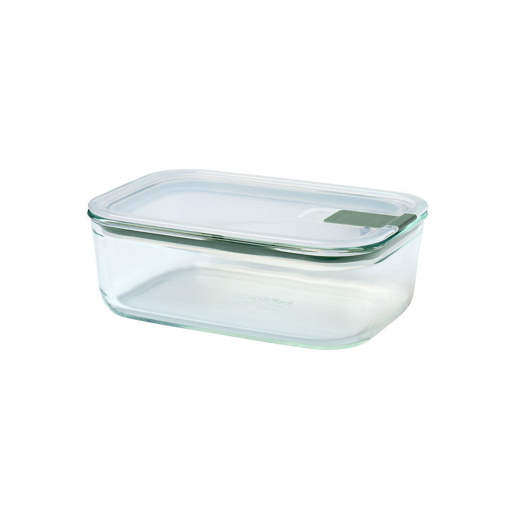 Mepal Easyclip Glass Food Storage Container, Nordic Sage