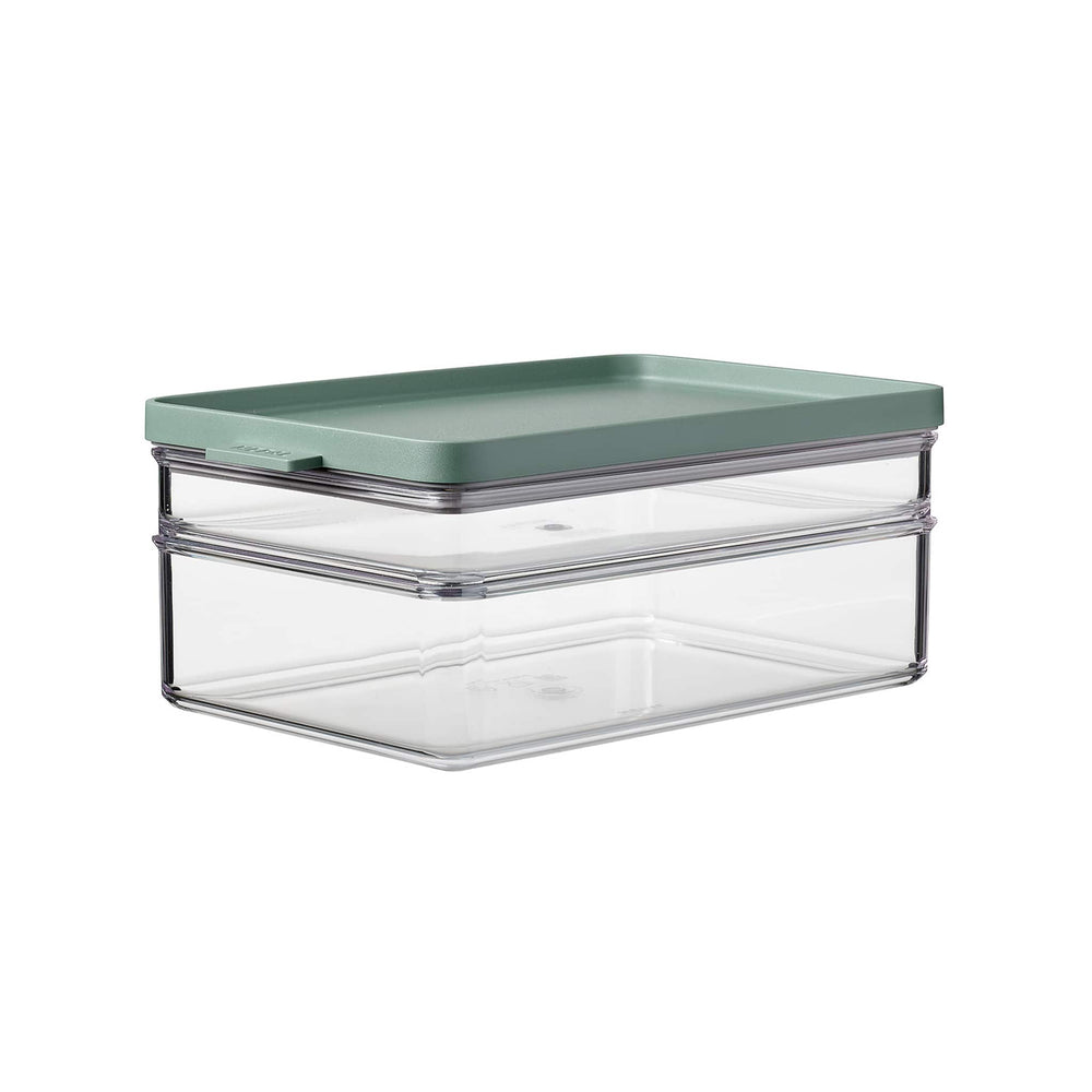 Mepal Omnia Breakfast Duo Fridge Storage Box, Nordic Sage