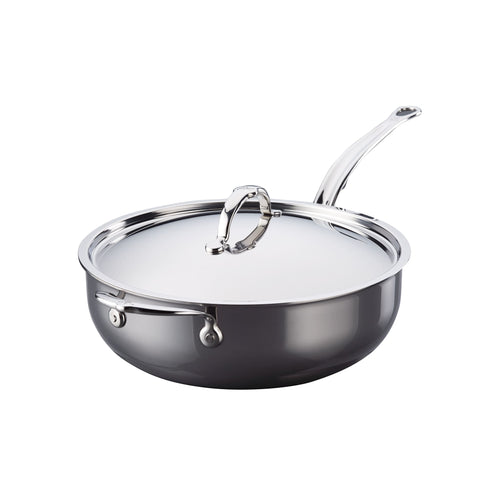 Hestan Nanobond Curved Saute Pan with Lid, 24cm