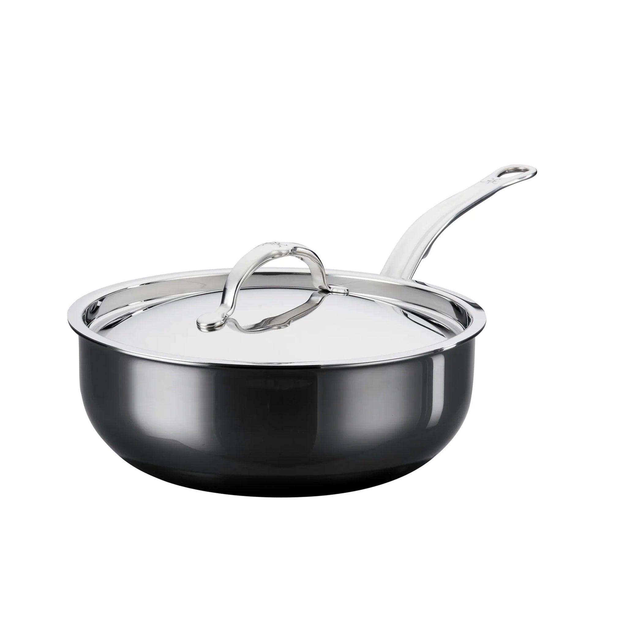 Hestan Nanobond Curved Saute Pan with Lid, 24cm