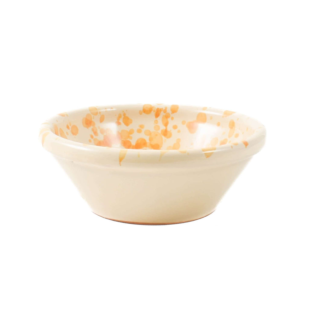 Puglia Dark Yellow Splatter Bowl, 12cm