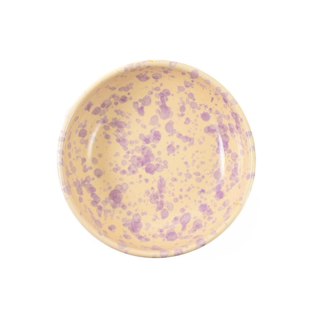 Puglia Lilac Splatter Bowl, 19cm