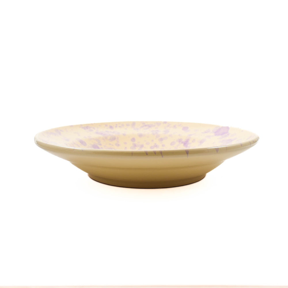 Puglia Lilac Splatter Pasta Bowl, 29cm