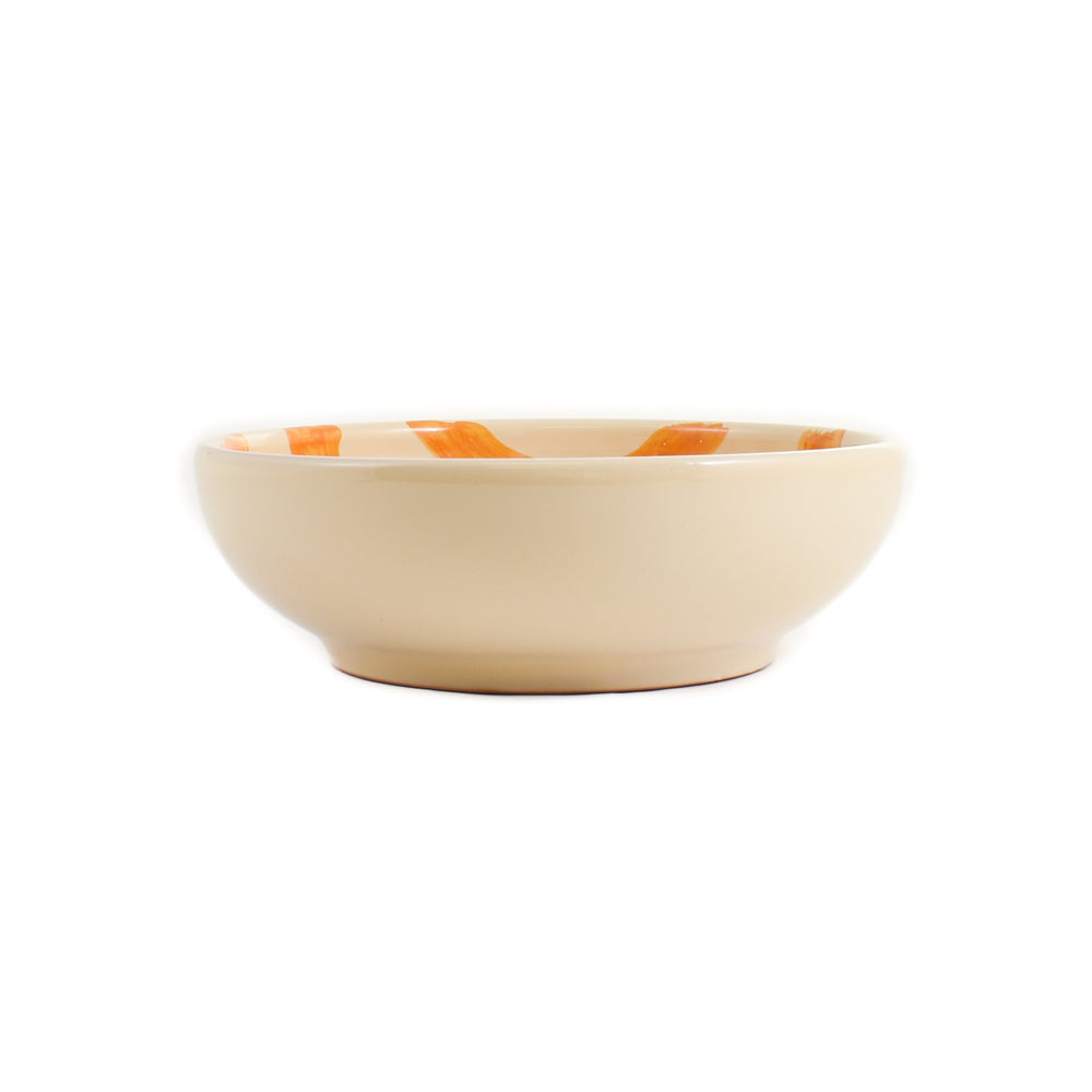 Puglia Yellow Stripe Bowl, 19cm