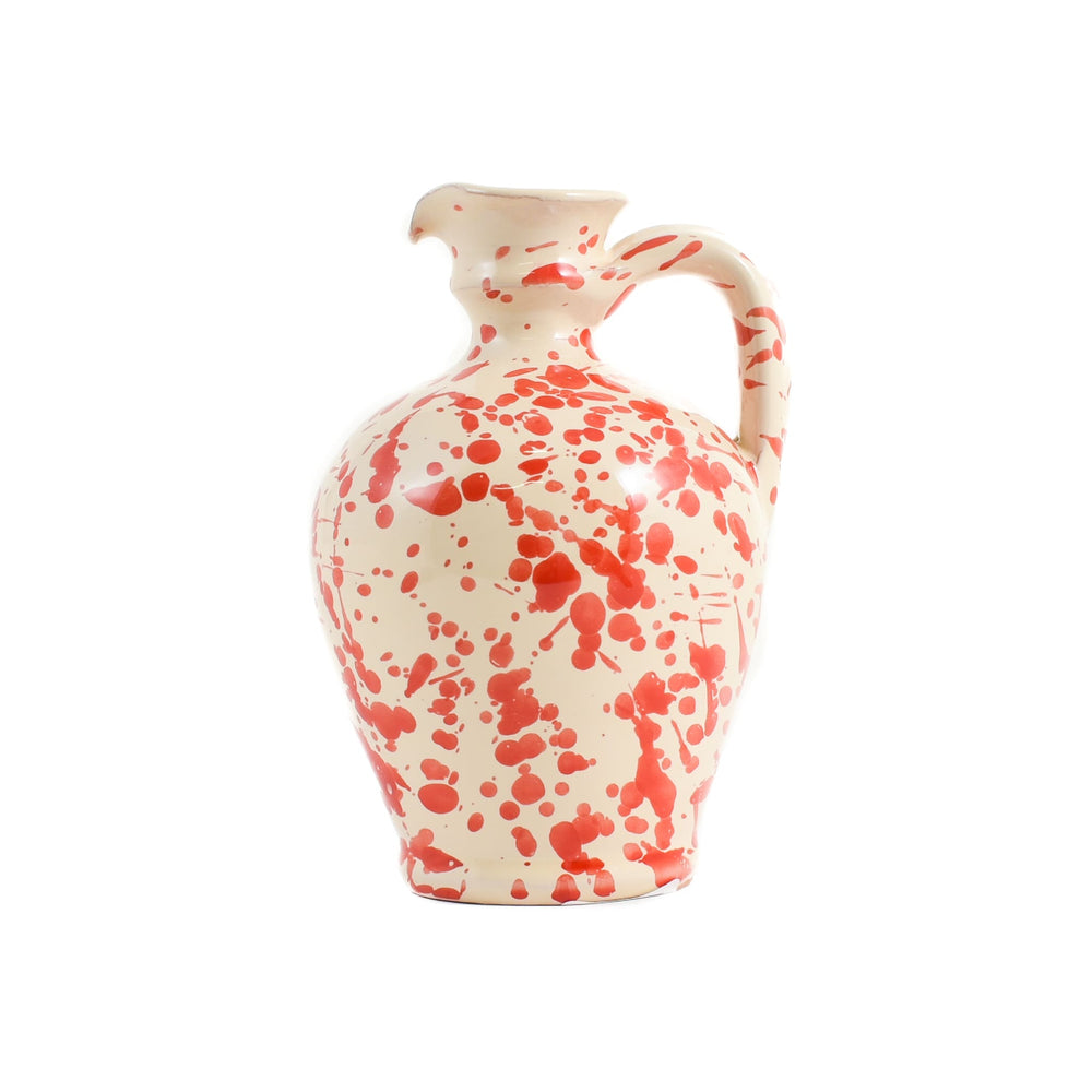 Puglia Red Splatter Oil Bottle, 250ml