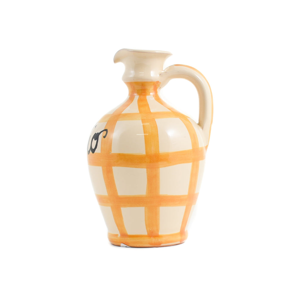 Puglia Yellow Stripe Oil Bottle, 250ml