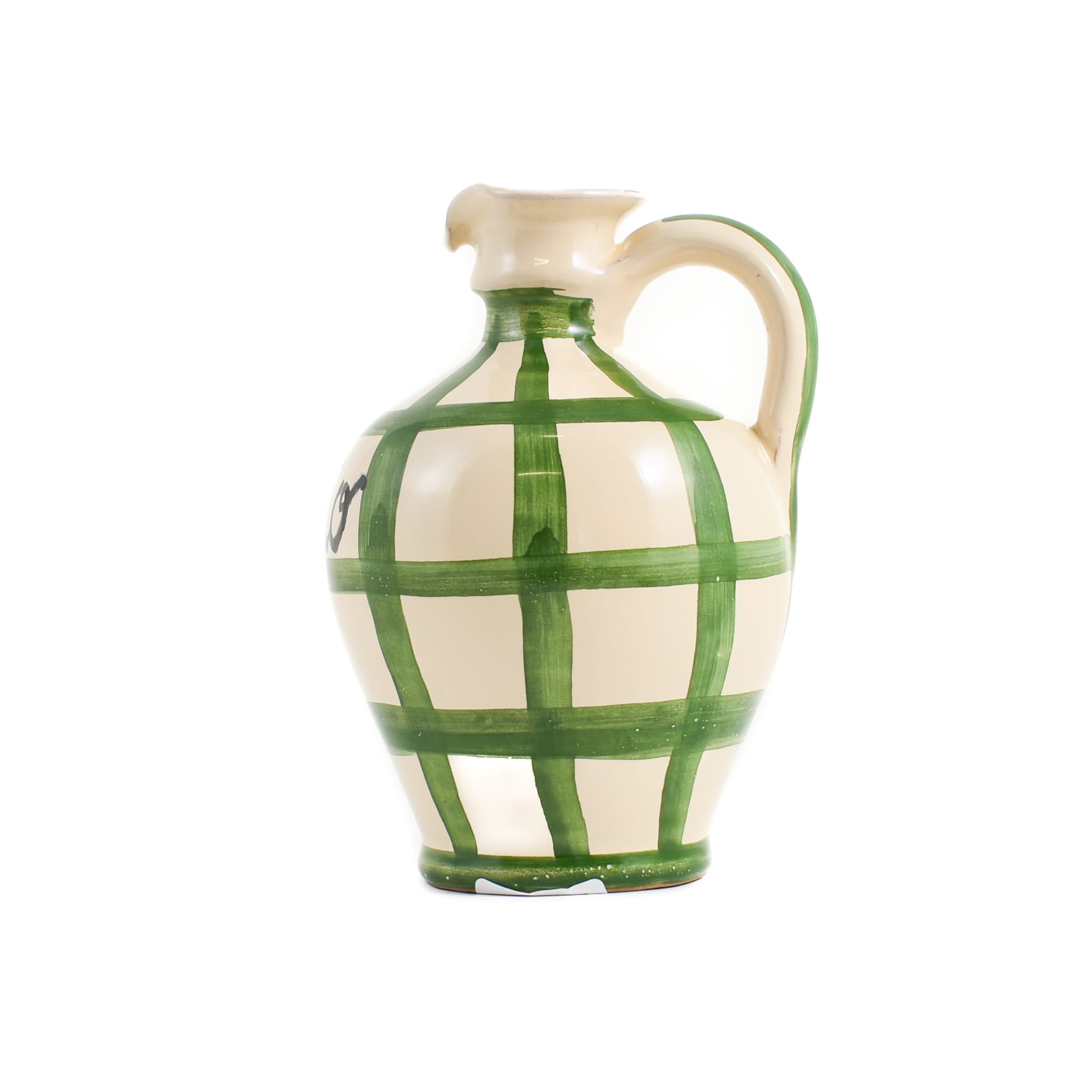 Puglia Green Stripe Oil Bottle, 250ml