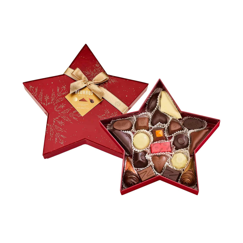 Neuhaus Belgian Chocolates Christmas Star Box - 20 Pieces