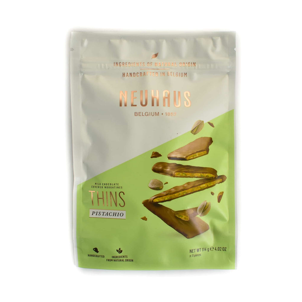 Neuhaus Chocolate Pistachio Thins, 114g