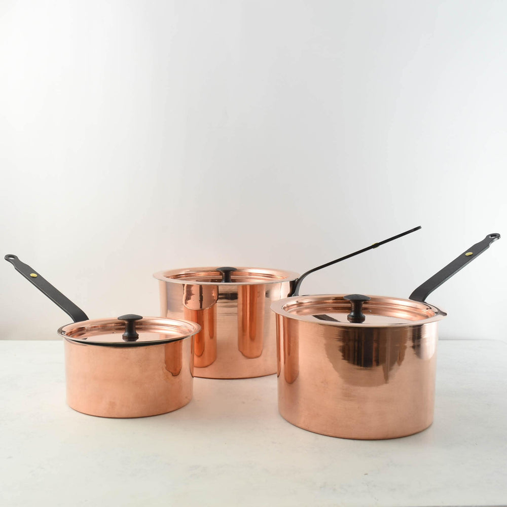 Netherton Foundry Copper Saucepan with Lid