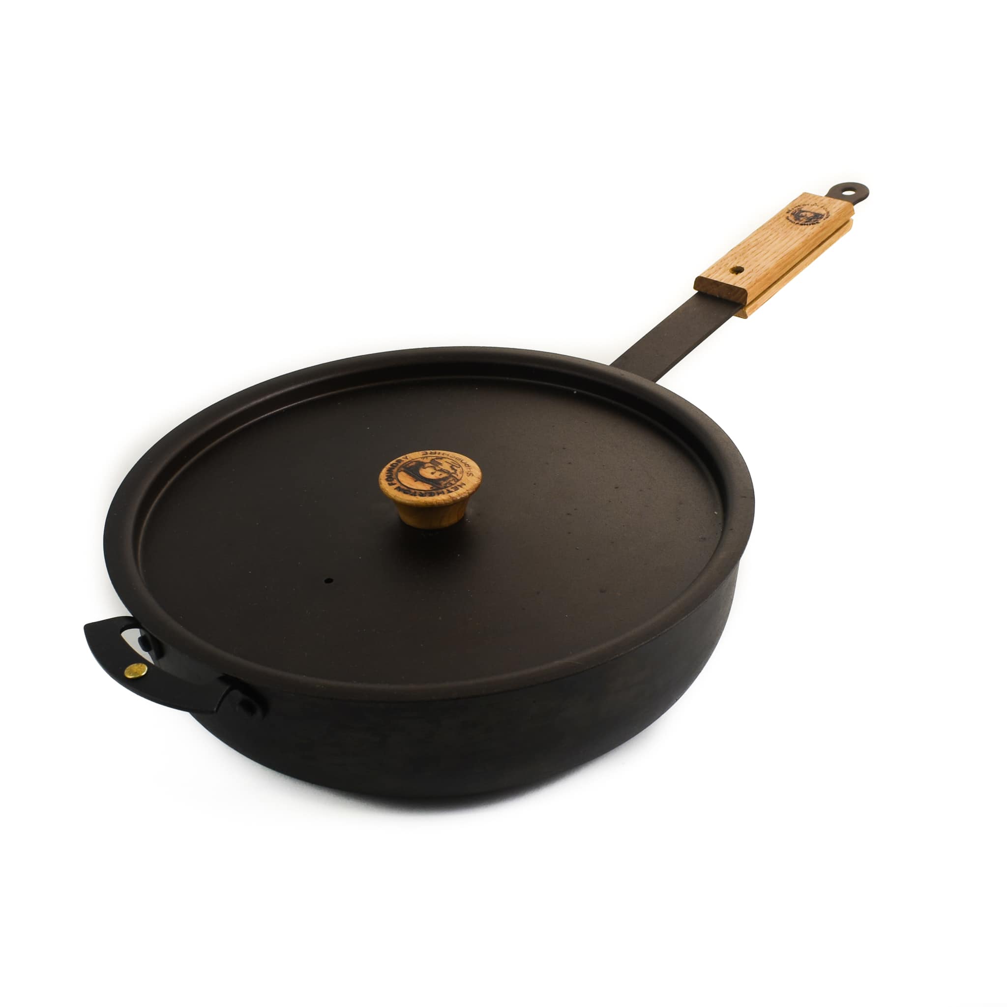 Sous Chef x Netherton Foundry Curved Saute Pan with Lid, 11"