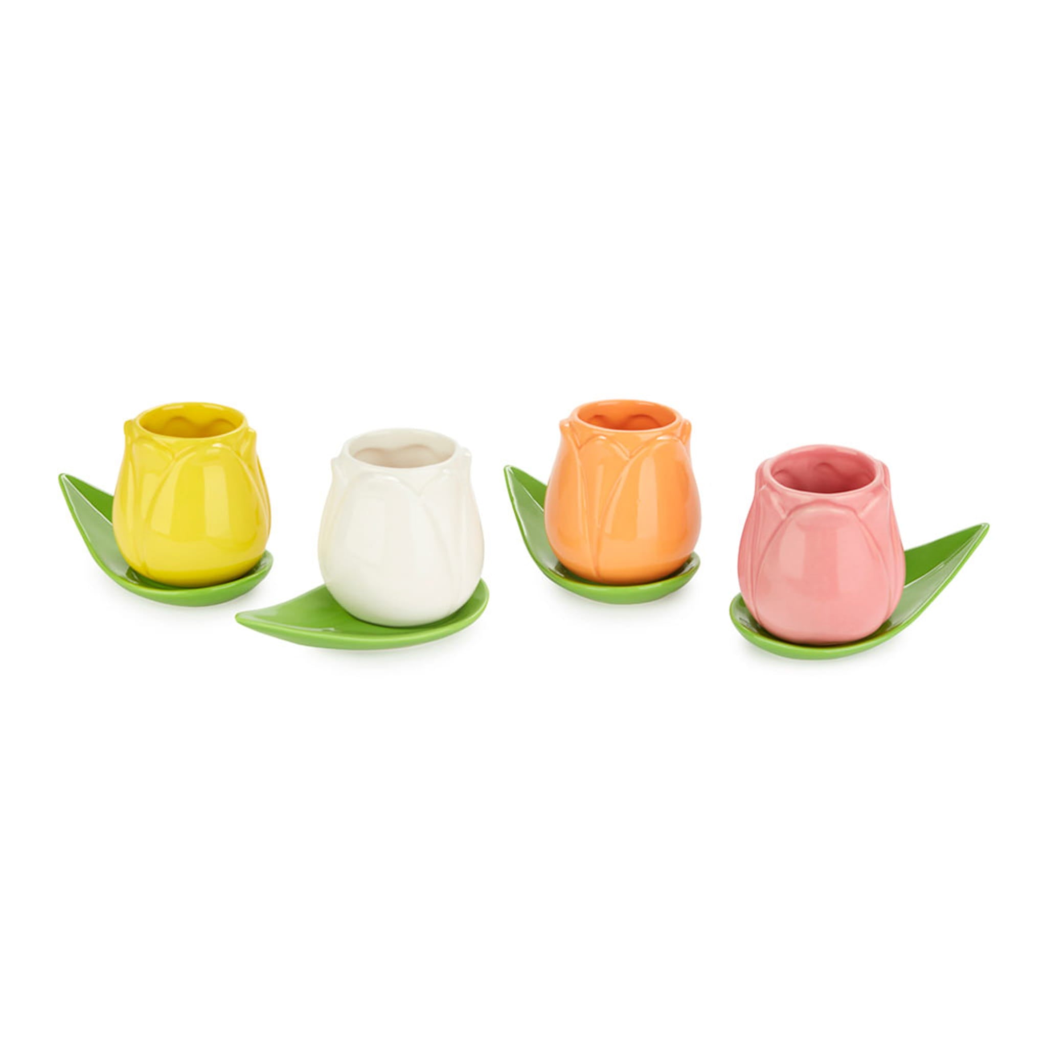 Set of 4 Tulip Espresso Cups, 100ml