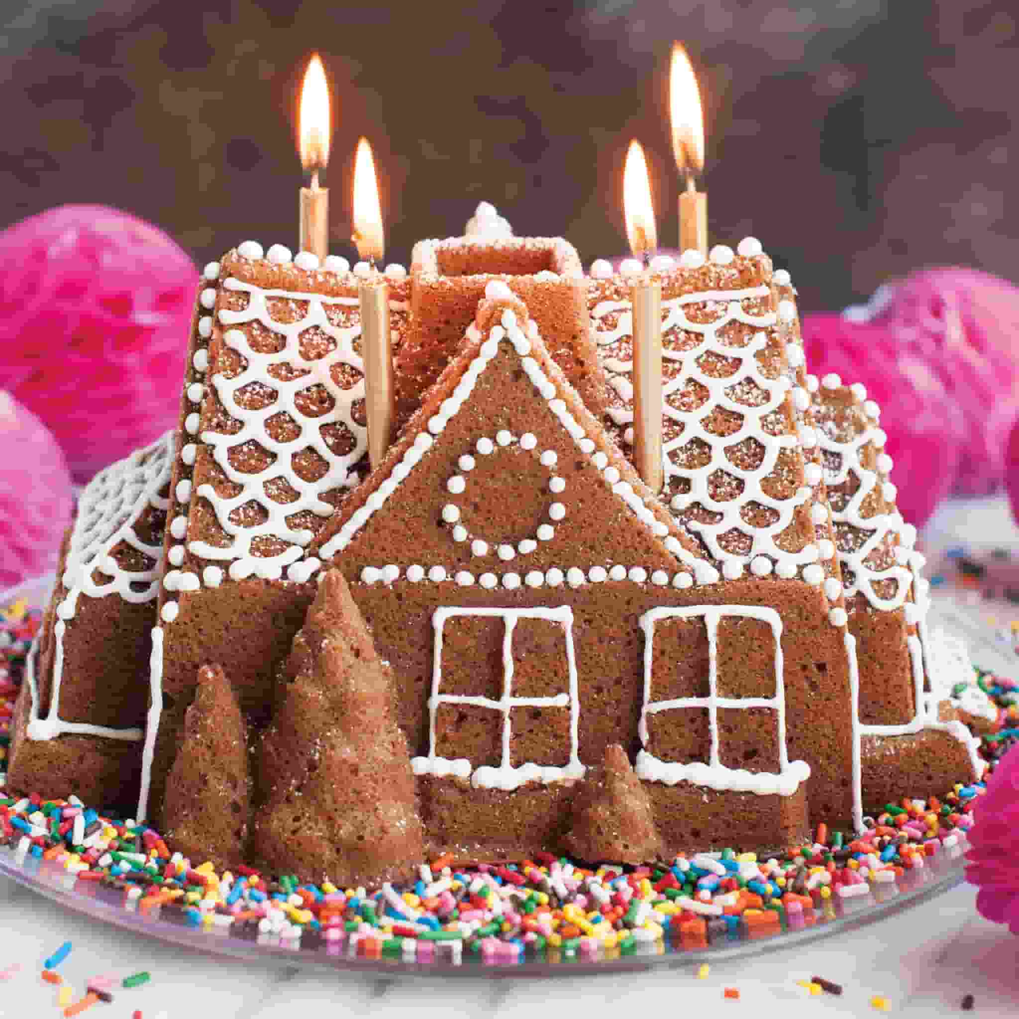 Nordicware Gingerbread House Bundt Pan