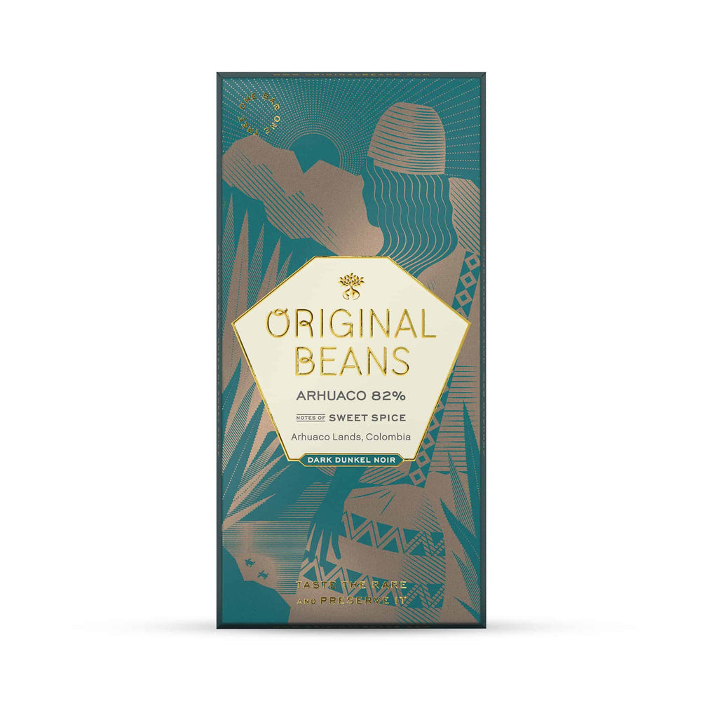 Original Beans 82% Arhuaco Dark Chocolate Bar, 70g