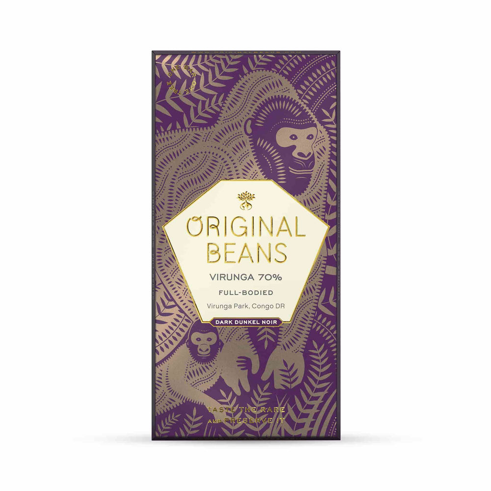 Original Beans 70% Cru Virunga Dark Chocolate Bar, 70g