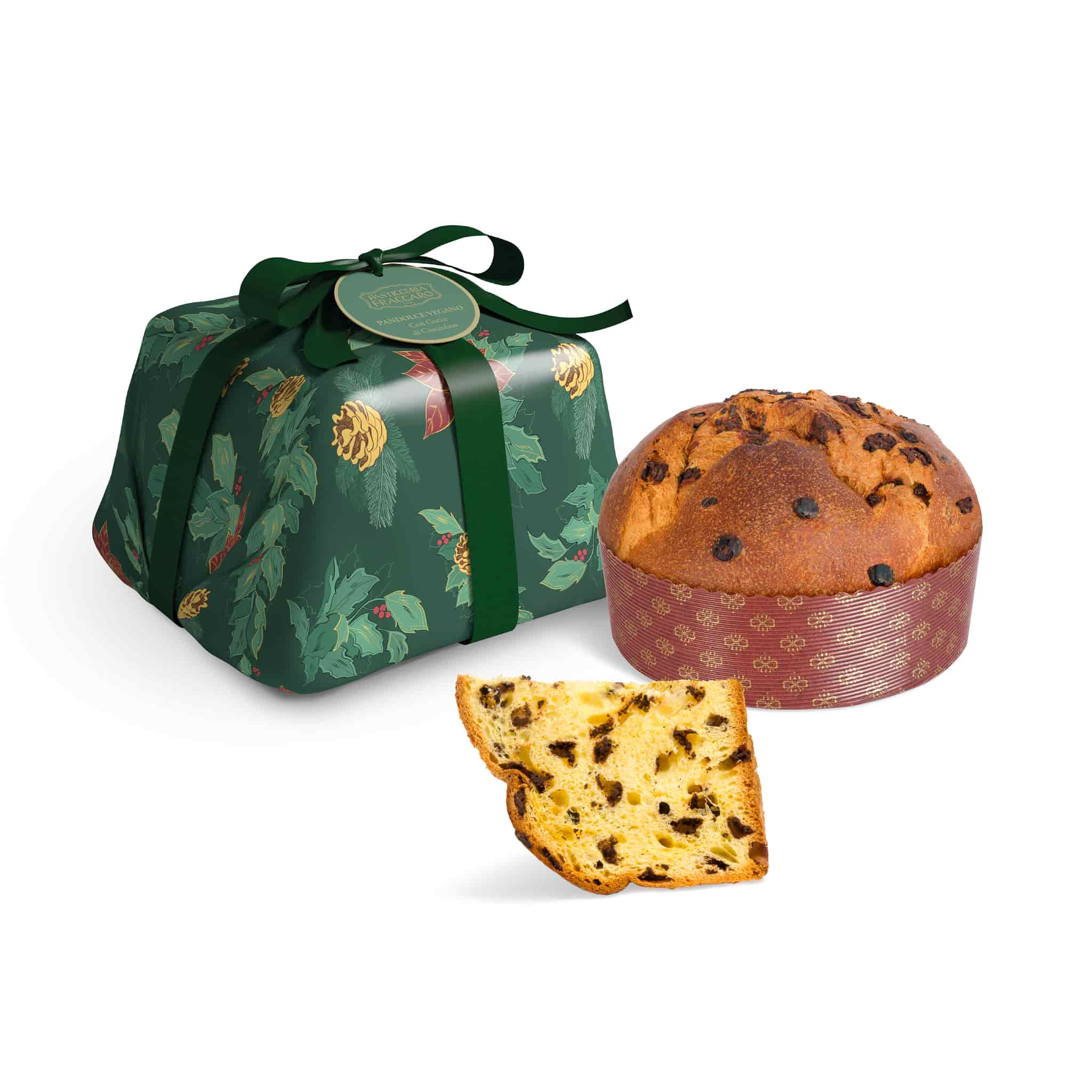 Pasticceria Fraccaro Vegan Chocolate & Sugar Cane Panettone, 750g