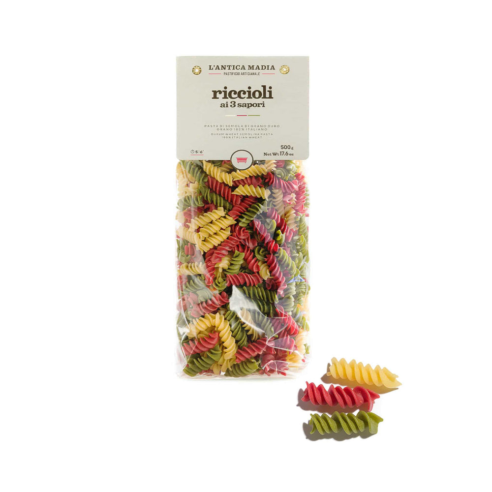 Pasta L'Antica Tricolore Pasta Riccioli, 500g