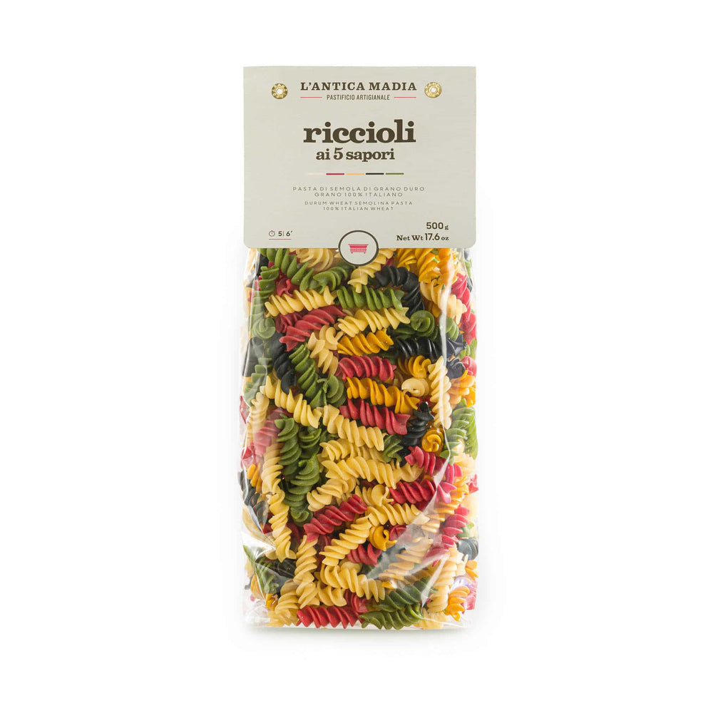 Pasta L'Antica Multicolour Pasta Riccioli, 500g