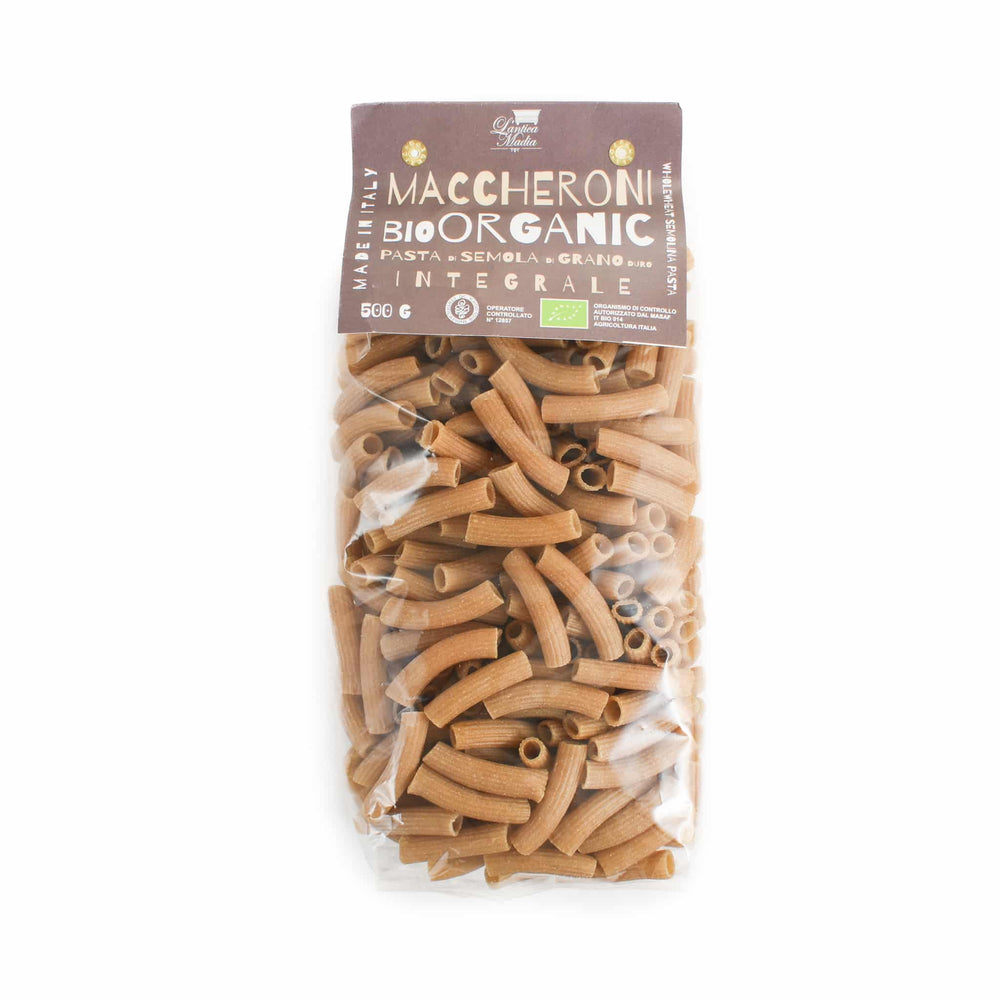 Pasta L'Antica Organic Wholewheat Maccheroni Pasta, 500g