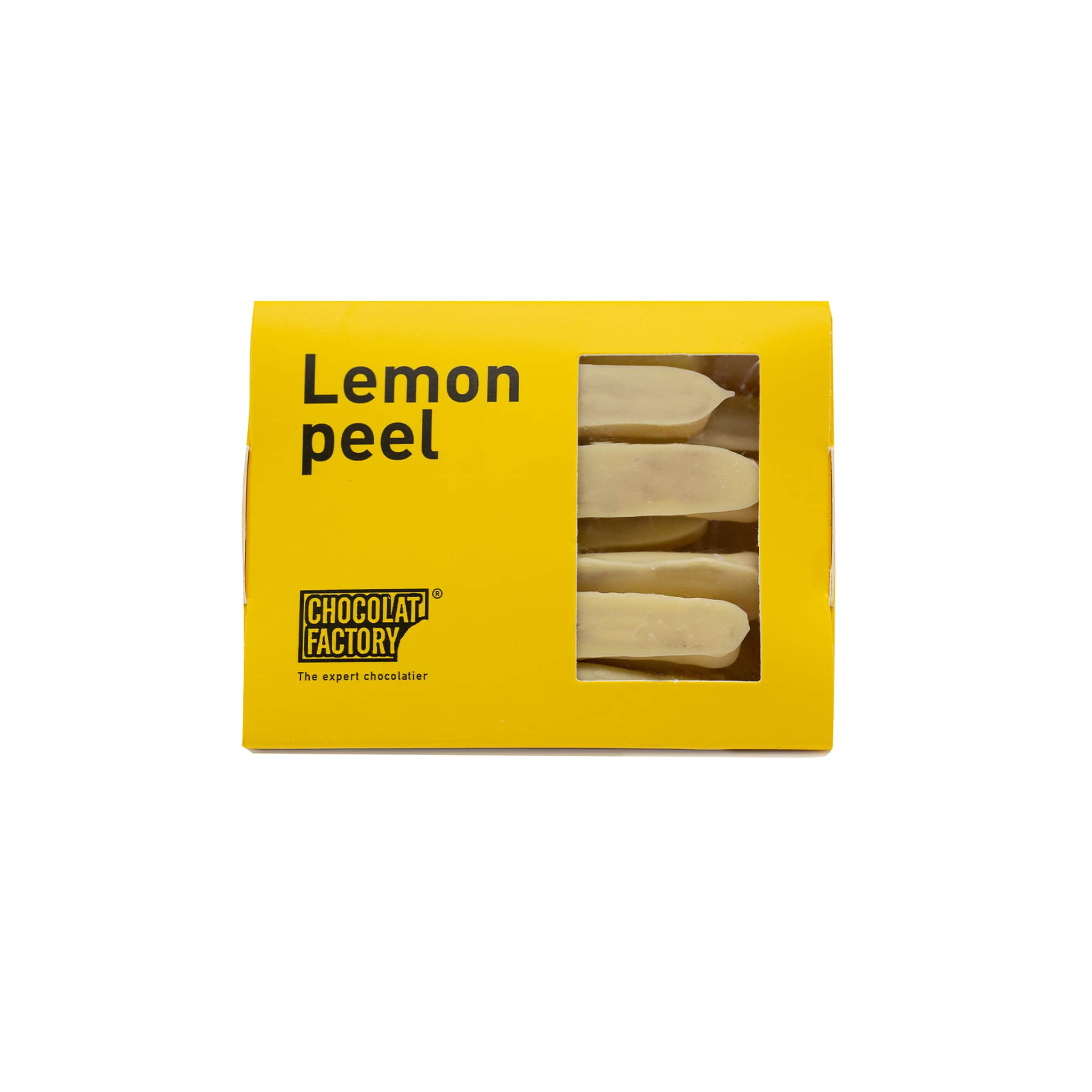 Chocolat Factory White Chocolate Covered Lemon Peel, 110g