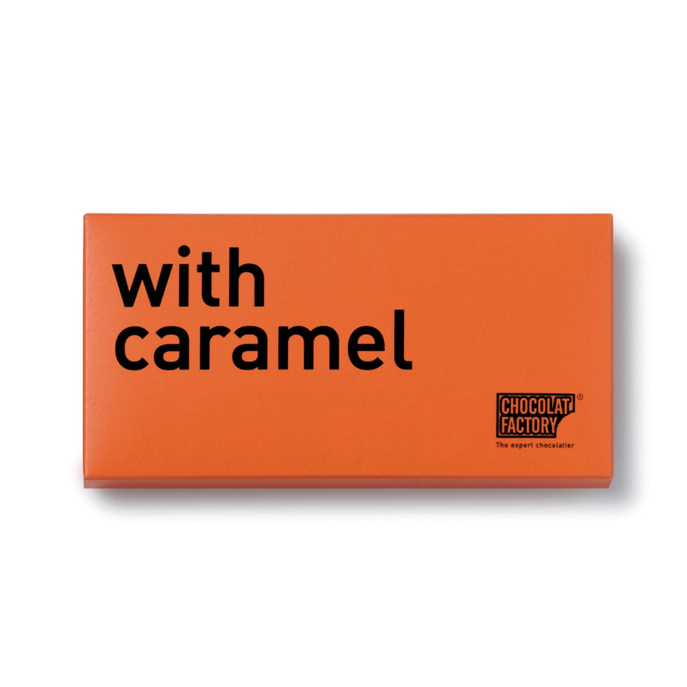 Chocolat Factory Milk Chocolate Bar with Caramel, 100g