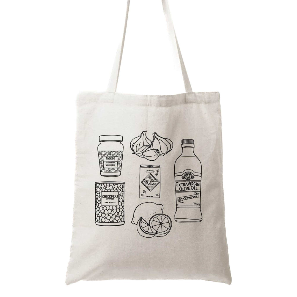 Hummus Organic Cotton Tote Bag