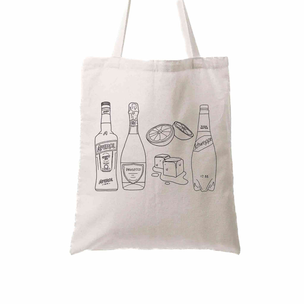 Aperol Spritz Organic Cotton Tote Bag