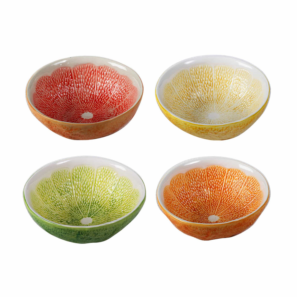 Rockett St George Set of 4 Citrus Bowls, 15.5cm