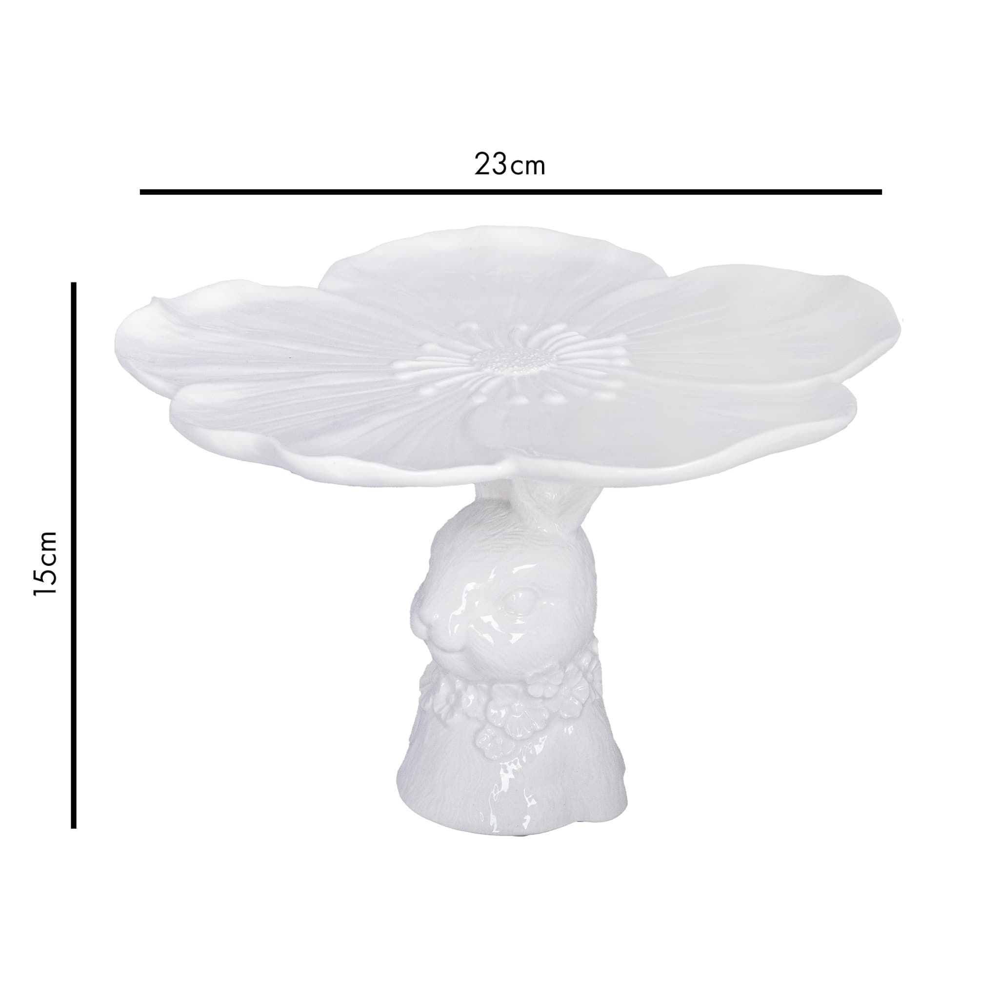 Rockett St George Bunny Cake Stand, 23cm