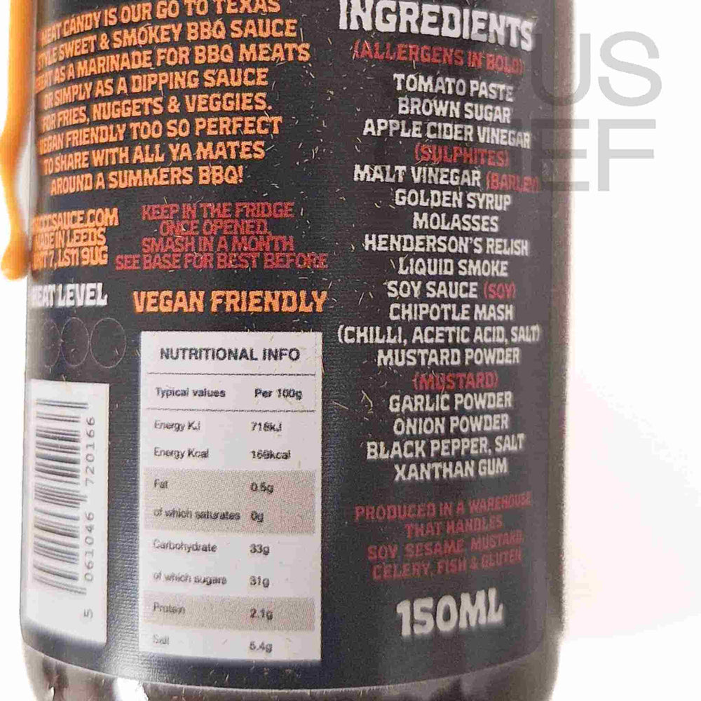 Thiccc Sauce Meat Candy Texas BBQ Sauce, 150ml