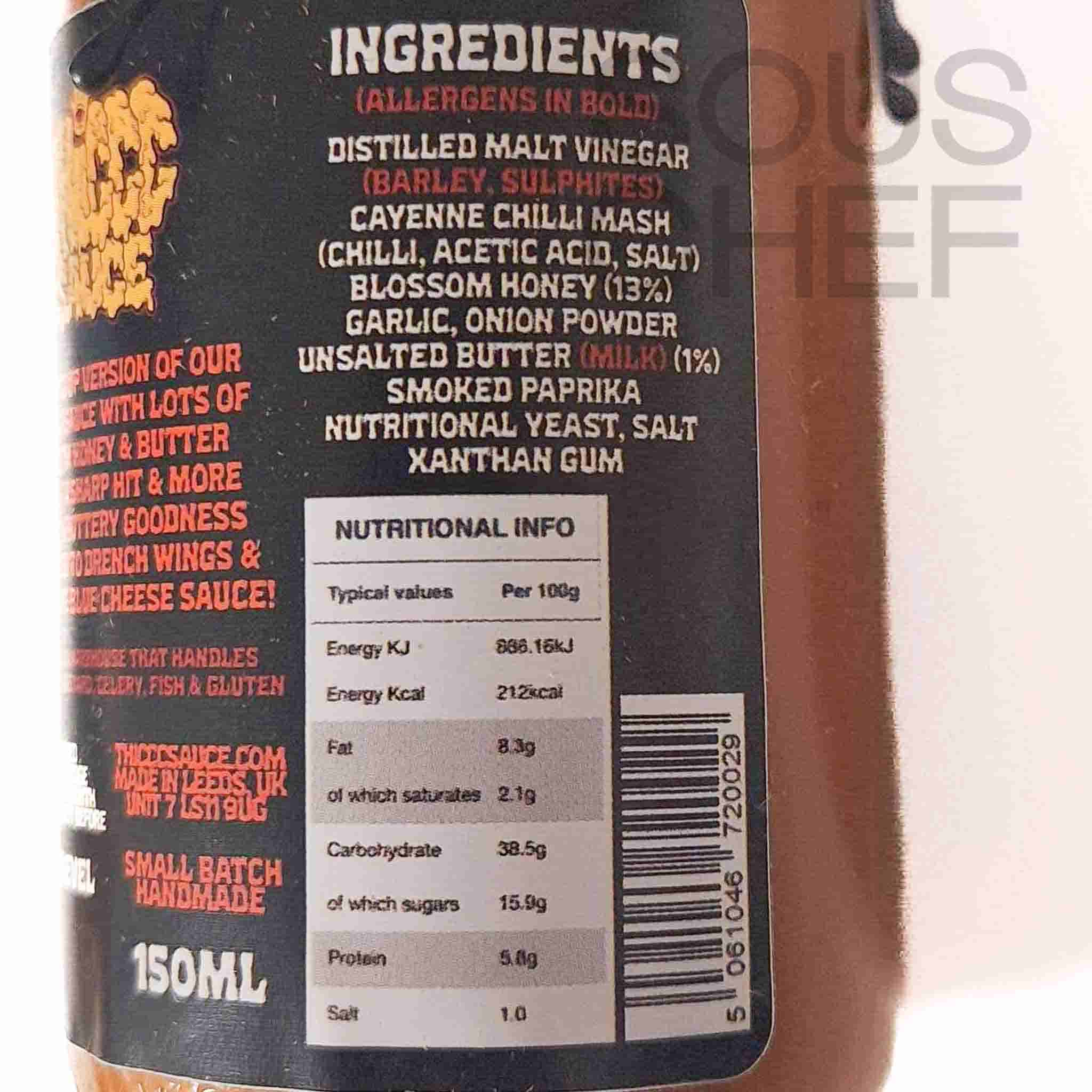 Thiccc Sauce Honey Butter Louisiana Sauce, 150ml