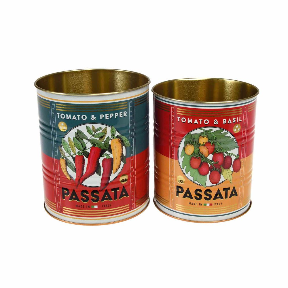 Set of 2 Tomato Passata Utensil Jars