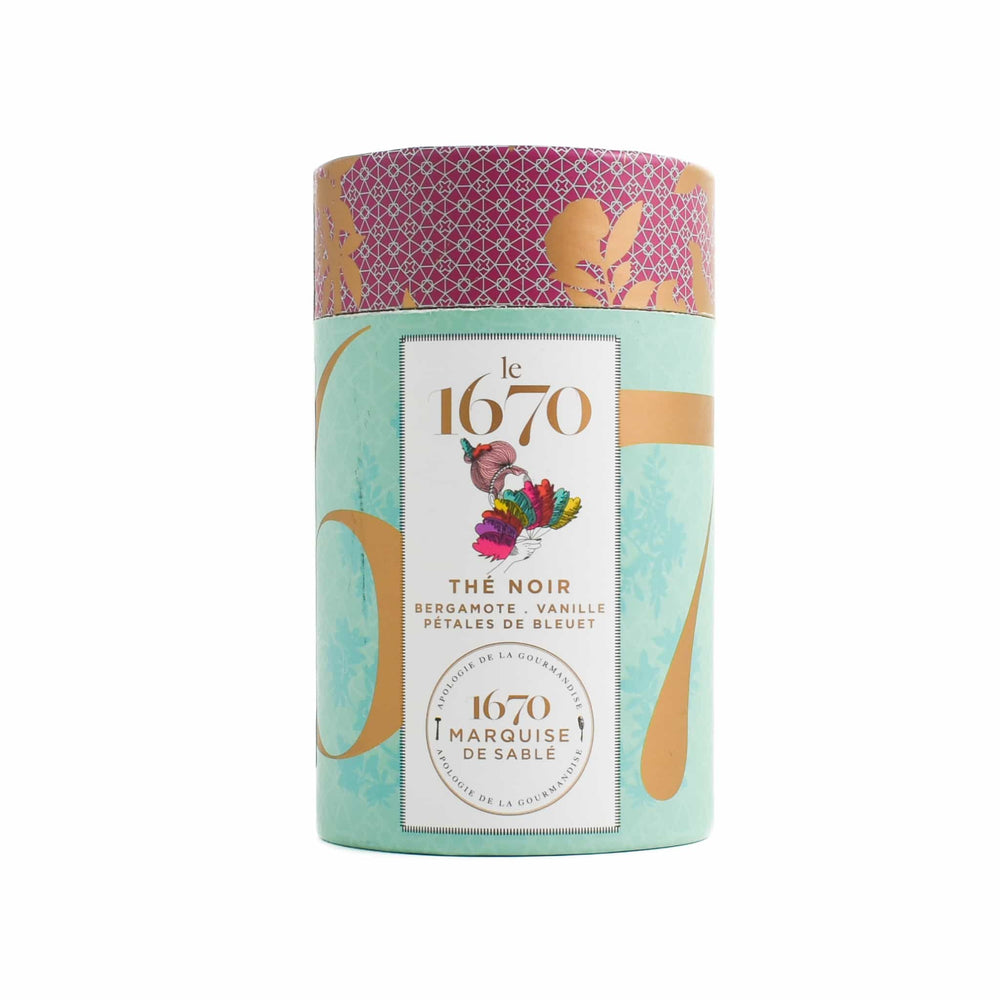 La Sablesienne Black Tea with Citrus, Vanilla & Blueberry Petals, 50g